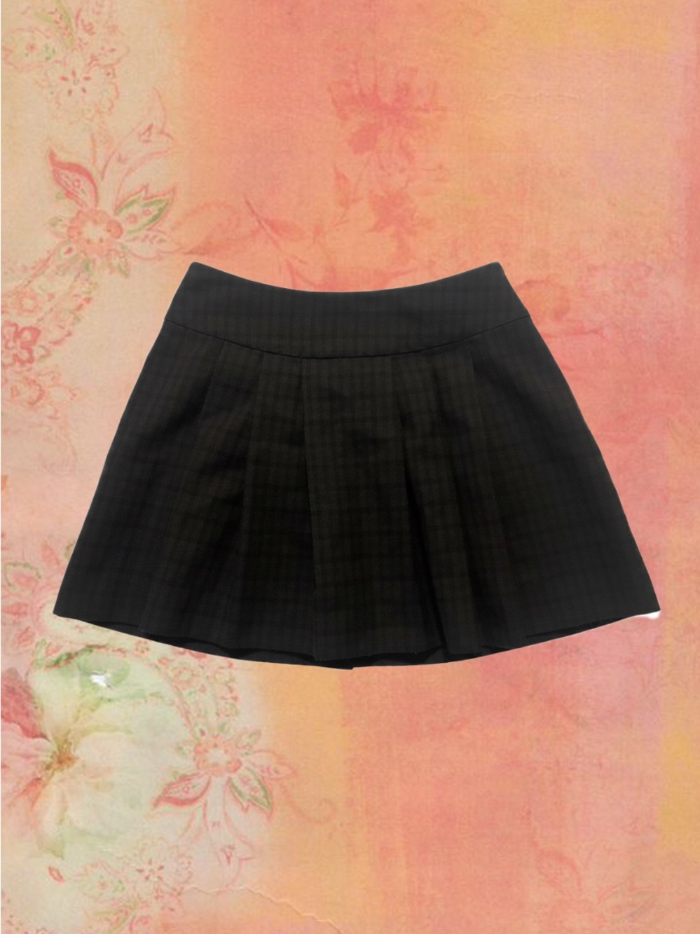 Women's Black Pleated Mini Skirt - Sleek Schoolgirl Style